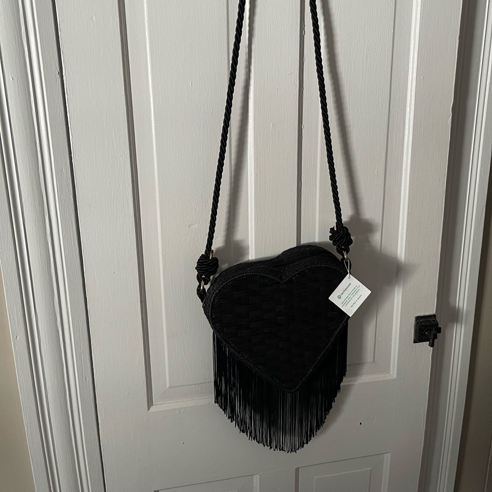 Heart Fringe Bag